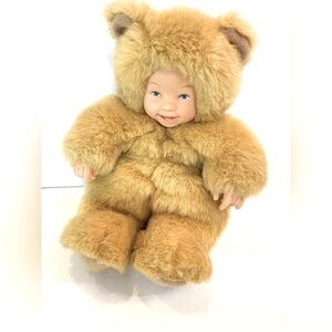 Anne Geddes Vintage Baby in Bear Suit  1998 Toddler